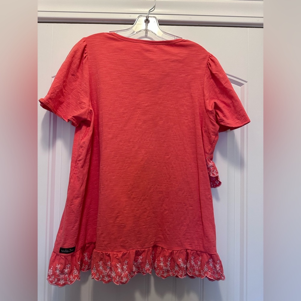 Matilda Jane Ruffled Shirt-Size Large - Picture 3 of 3